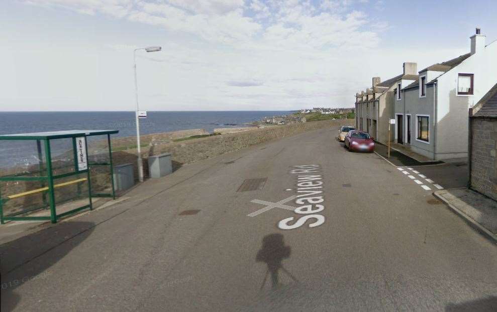 Seaview Road in Buckie. Image courtesy of GoogleMaps.