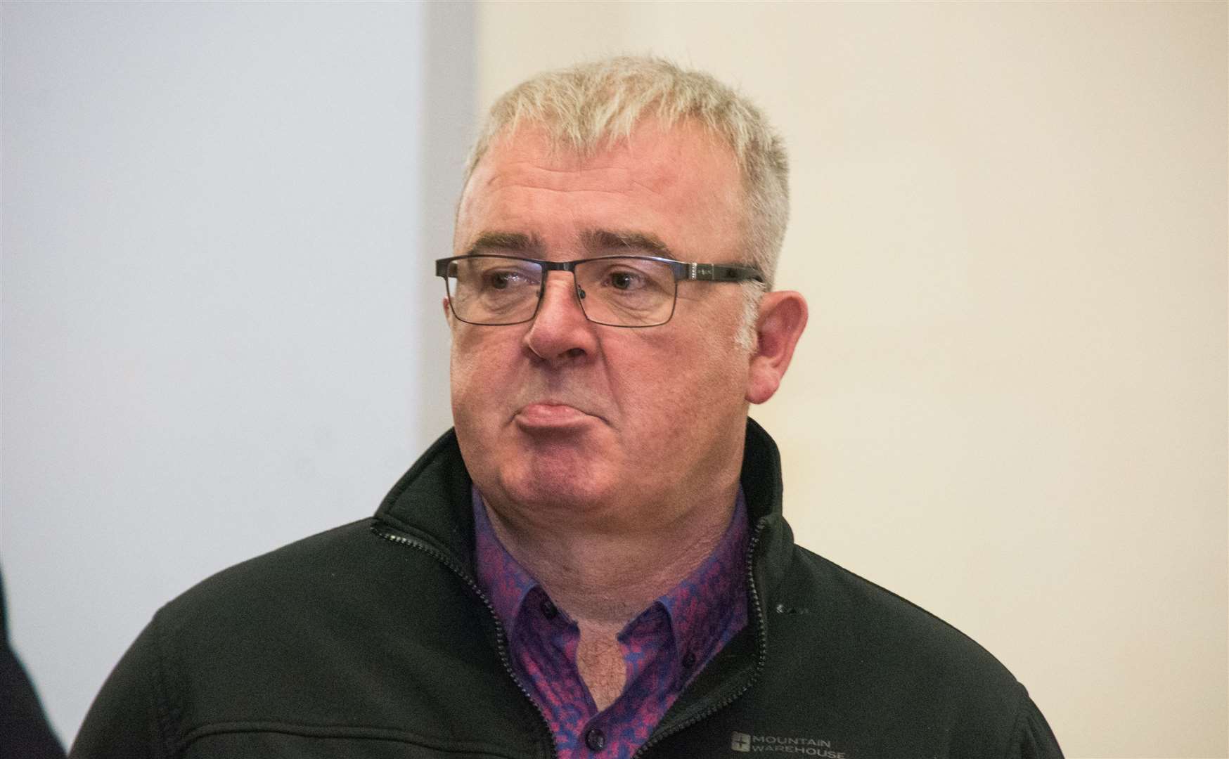SNP's candidate Jock McKay looking glum after the result...Keith-Cullen By Election November 2019...Picture: Becky Saunderson..