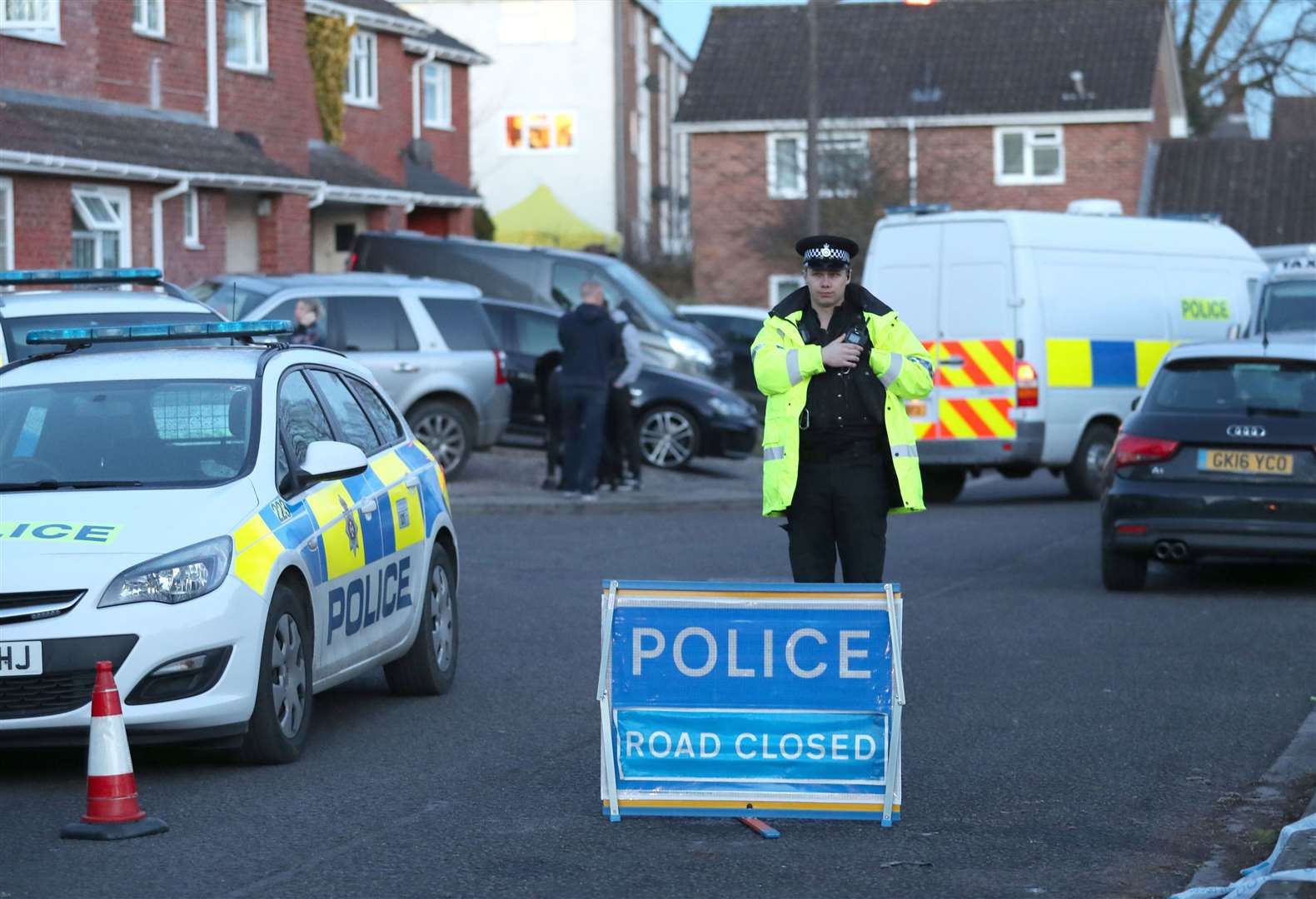 Police cordoned off the cul-de-sac in Salisbury containing the home of Sergei Skripal in 2018 (Andrew Matthews/PA)