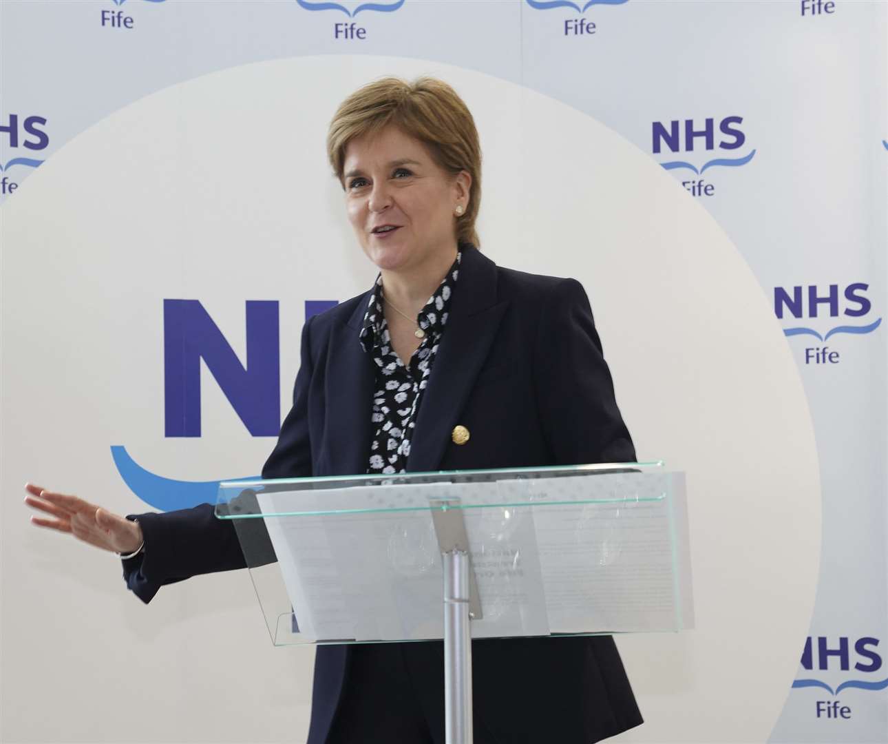 One of her last engagements was the opening of a new national treatment centre in Fife