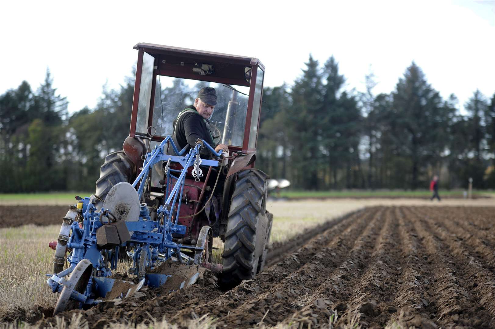 Jock Donald from Peterhead...Ploughing match at Byres Farm, Bogmoor...Picture: Becky Saunderson..