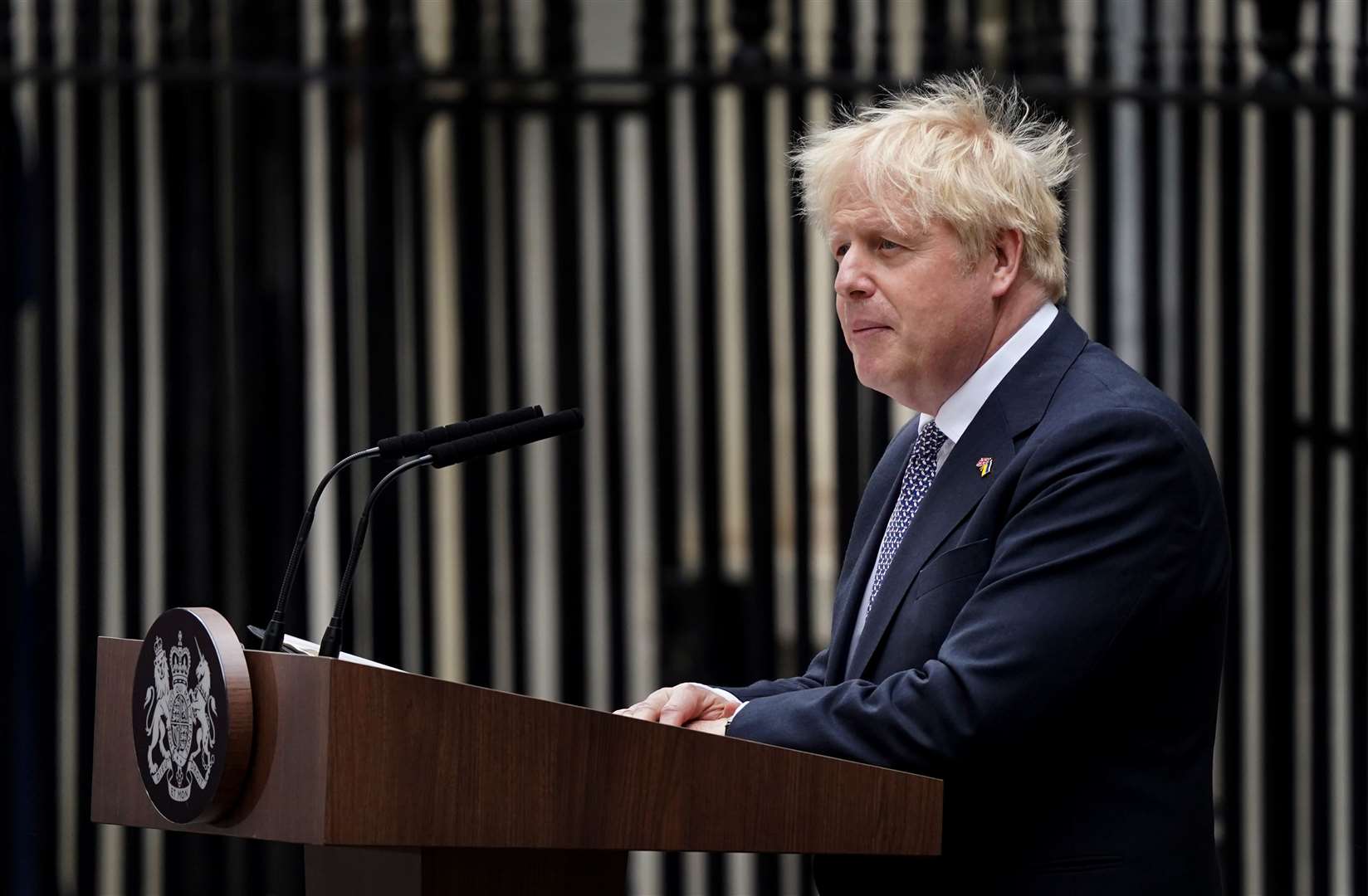 Prime Minister Boris Johnson delivered his resignation statement this week (Gareth Fuller/PA)