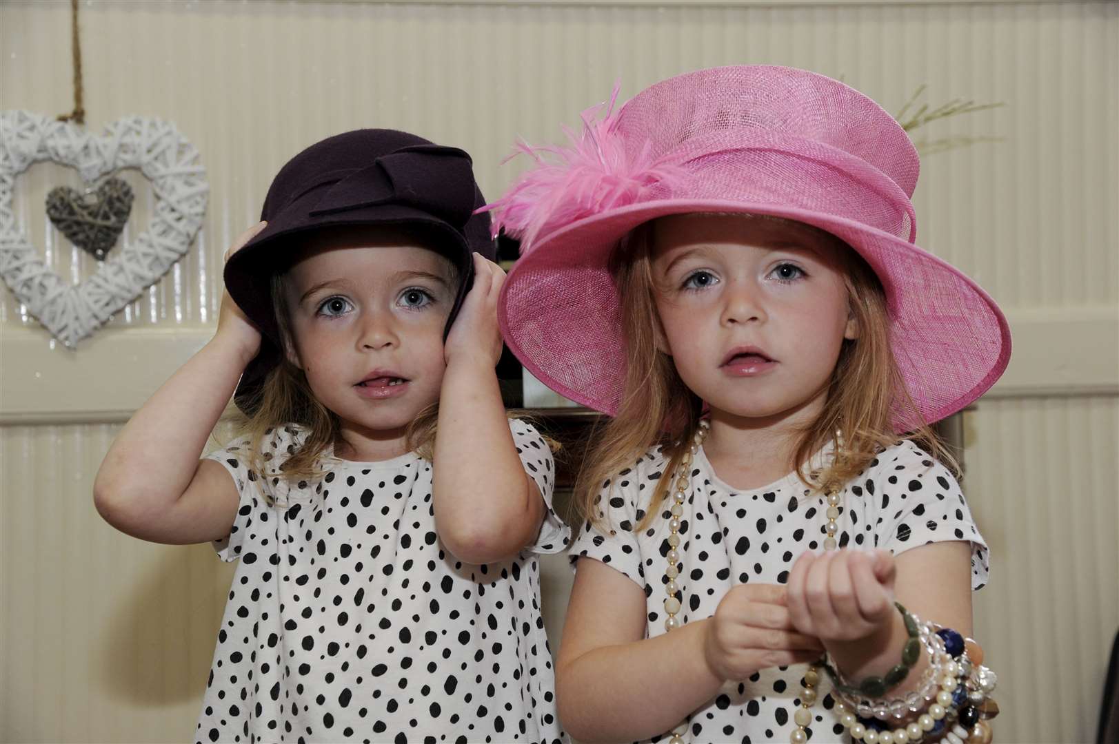 Children get dressed up for a 'posh do' at Flexible Childcare Services Scotland's new nursery in Keith. Picture: Eric Cormack.