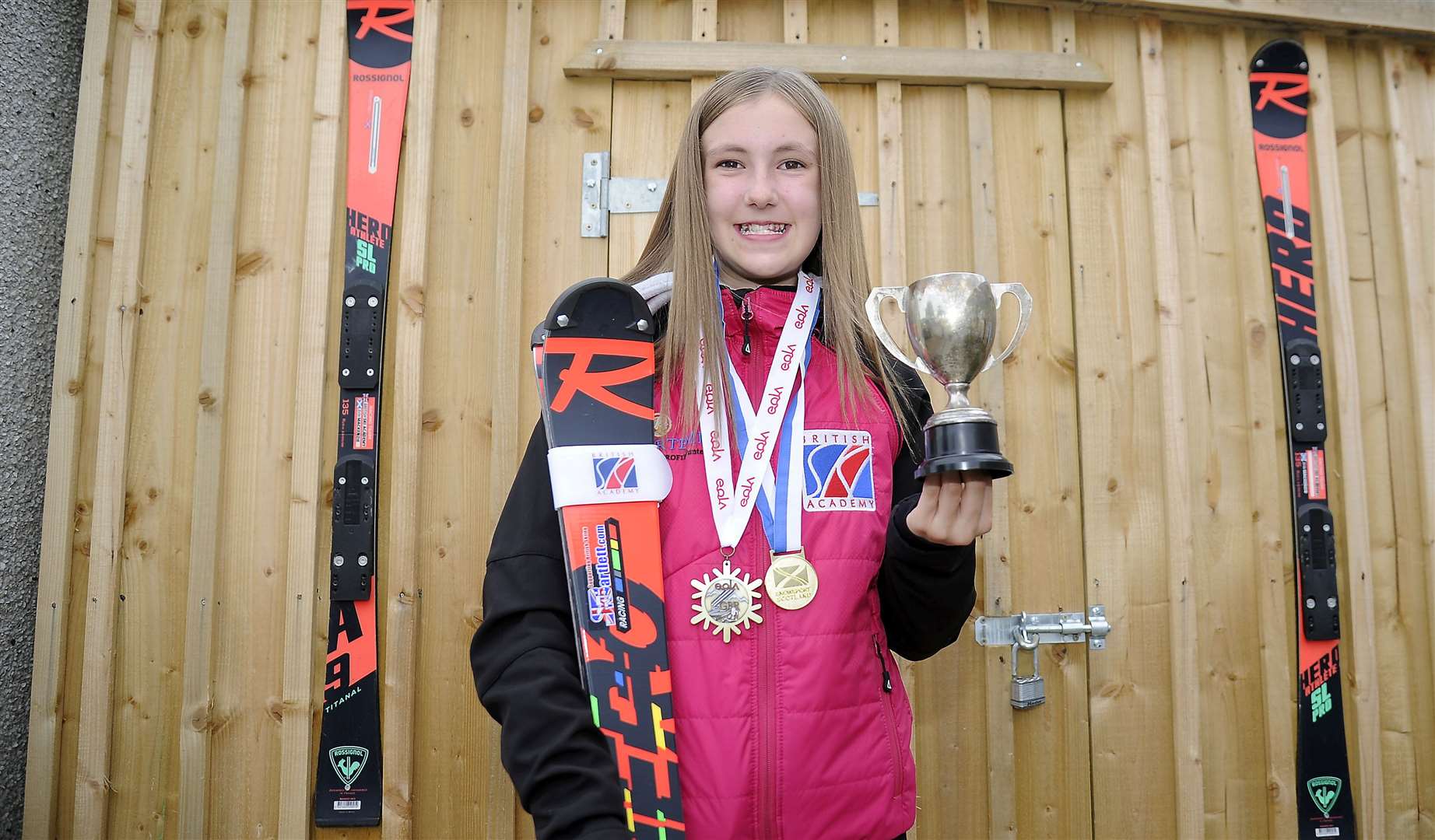 Erin Mackenzie defied the odds to win the Scottish Slalom Championships in Edinburgh. Picture: Becky Saunderson.