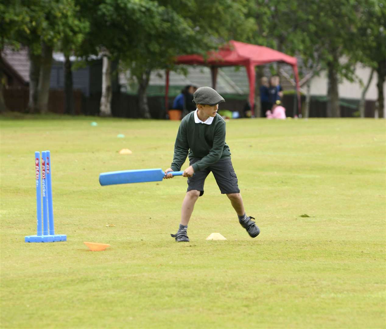 A batsman ready to strike...Huntly Primary School Cricket Tournaments...Pictures: Beth Taylor.