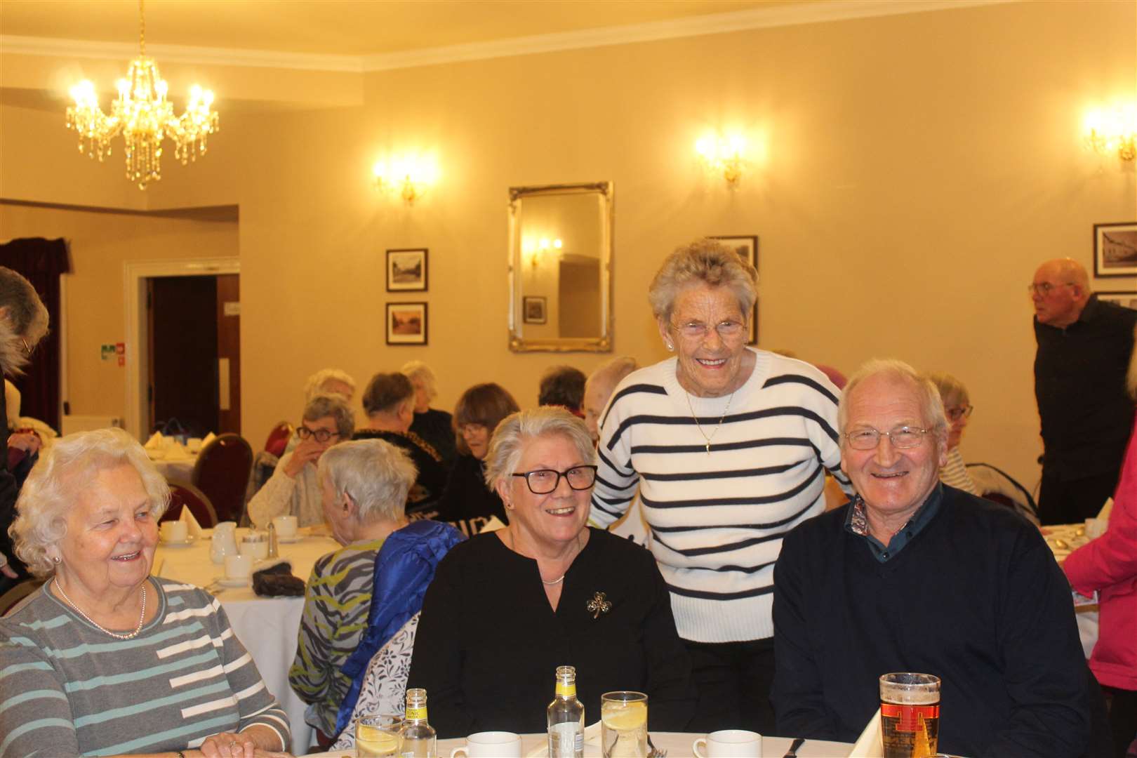 Elinor Strachan at Thursday's Age Concern party at the Kintore Arms, High Street, Inverurie. Picture: Griselda McGregor