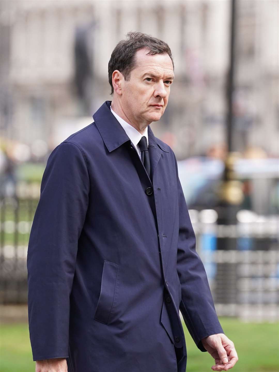 Former chancellor George Osborne attended the memorial service for Lord Lawson (Stefan Rousseau/PA)
