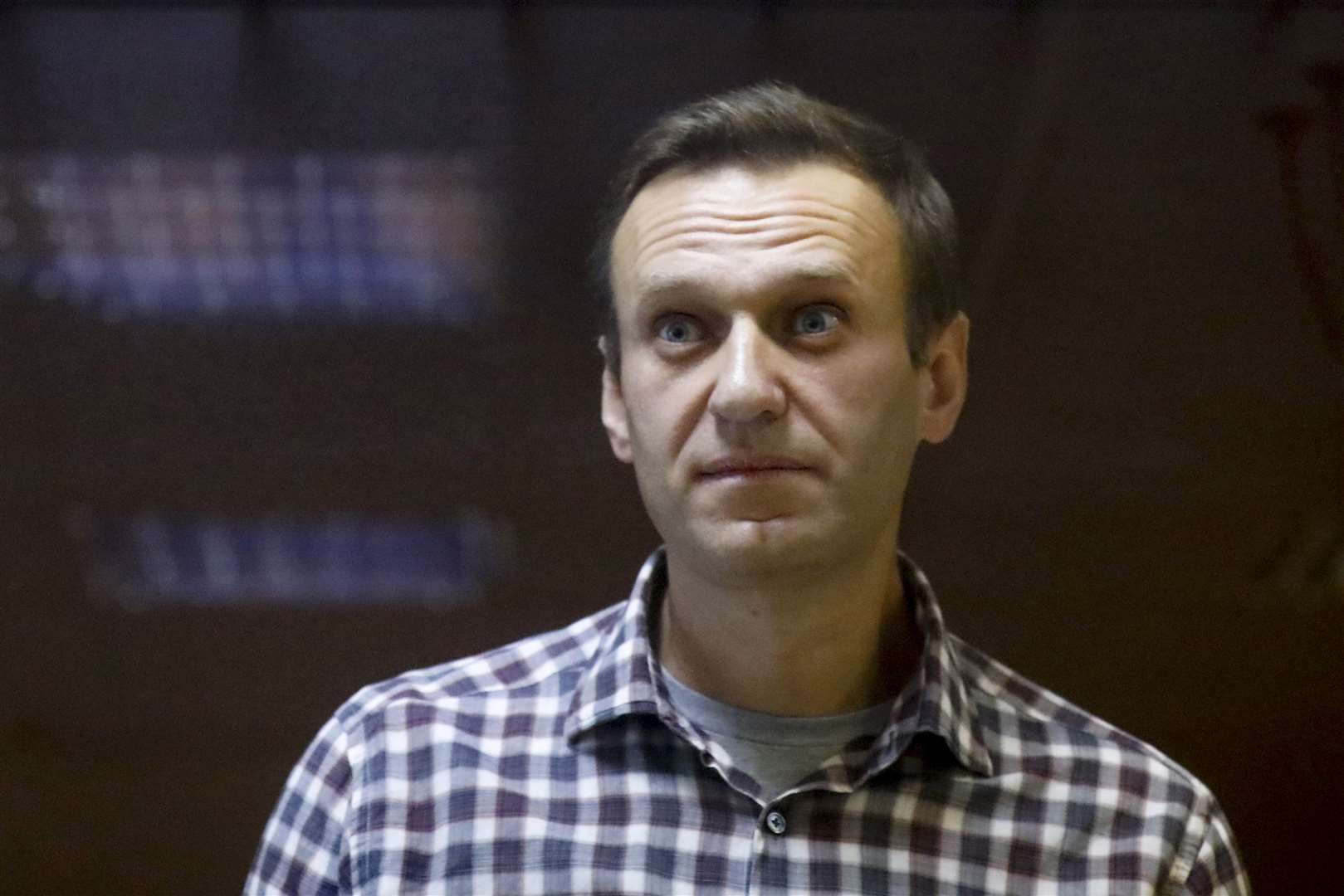Russian opposition leader Alexei Navalny is on a hunger strike in a Russian prison (Alexander Zemlianichenko/AP)