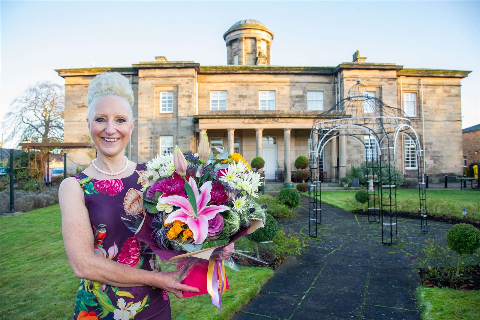 Kathy McGrath-Gunn retires from Anderson's Care Home in Elgin after 46 years.Picture: Daniel Forsyth