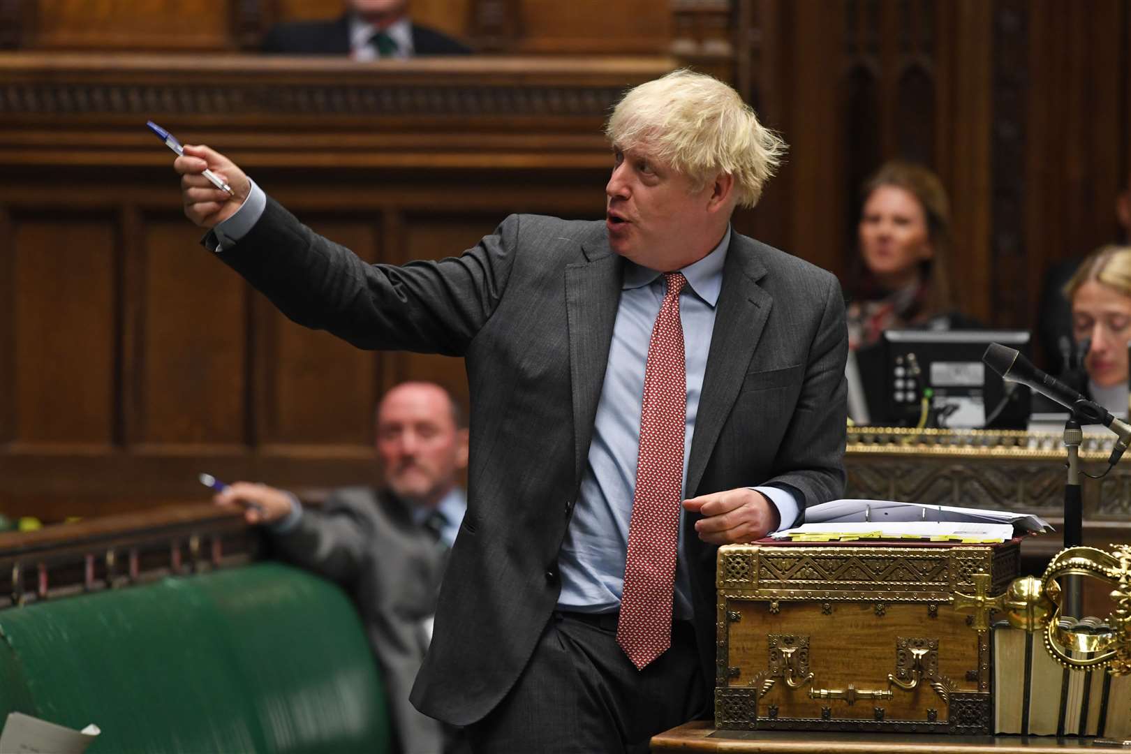 Boris Johnson spent time in intensive care with coronavirus in April (UK Parliament/Jessica Taylor/PA)