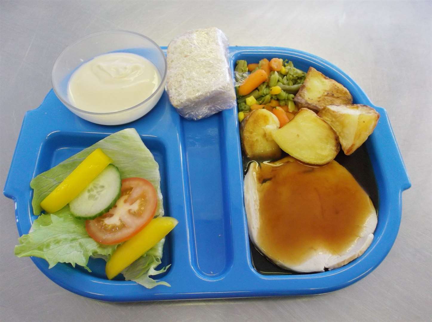 Free school dinners will be made available to all primary school age groups.
