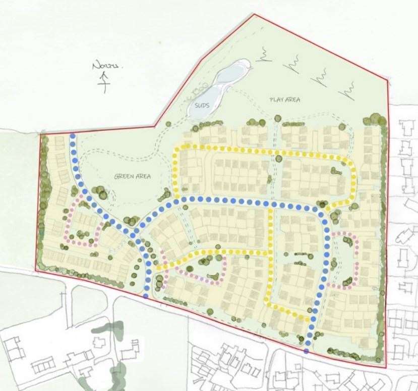 The Newburgh housing masterplan was approved although it rasied concerns over its long term effects.