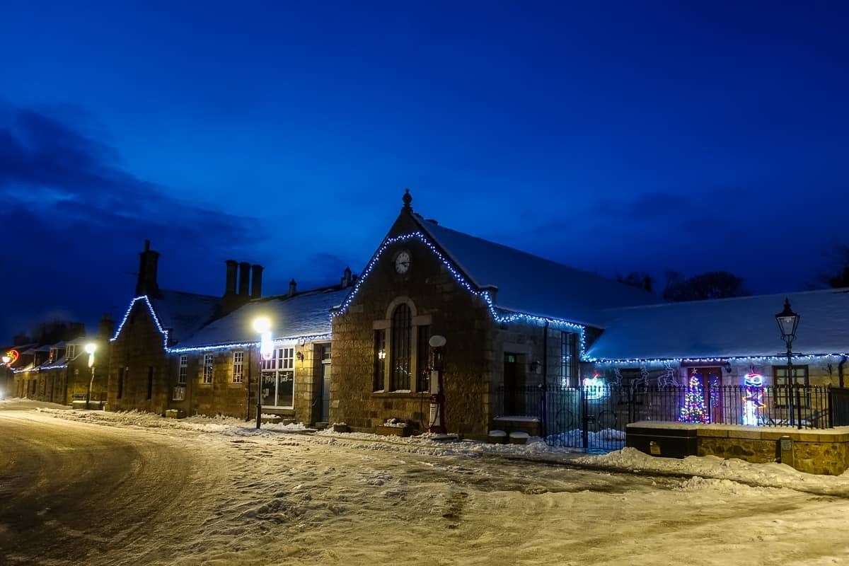 The village of Tarves was aglow with Christmas spirit.