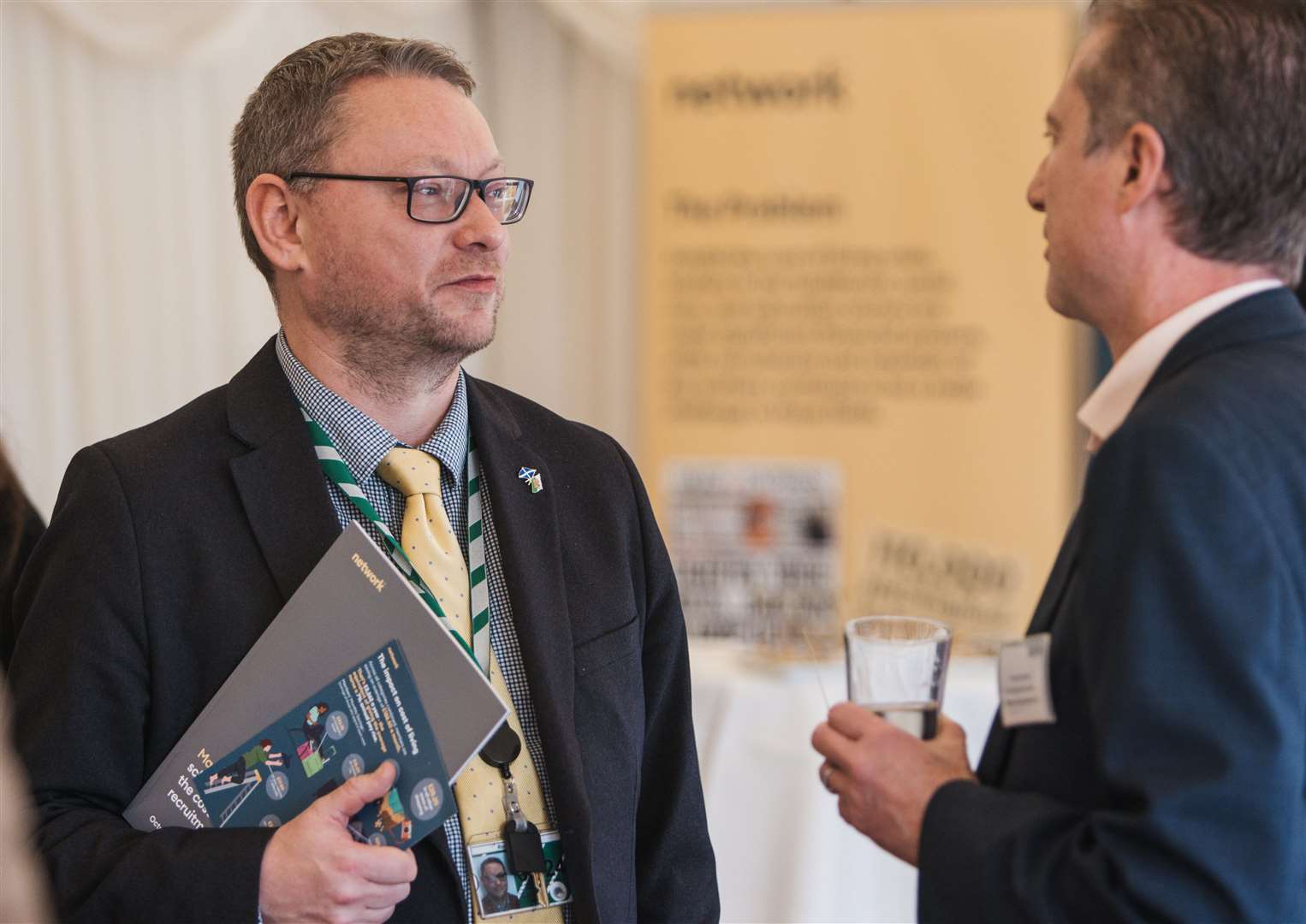 MP Richard Thomson pictured at the Network event in Parliament