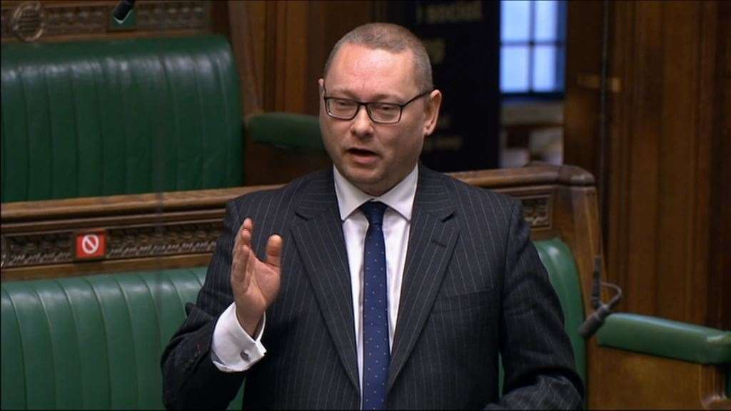 MP Richard Thomson addresses the House of Commons.