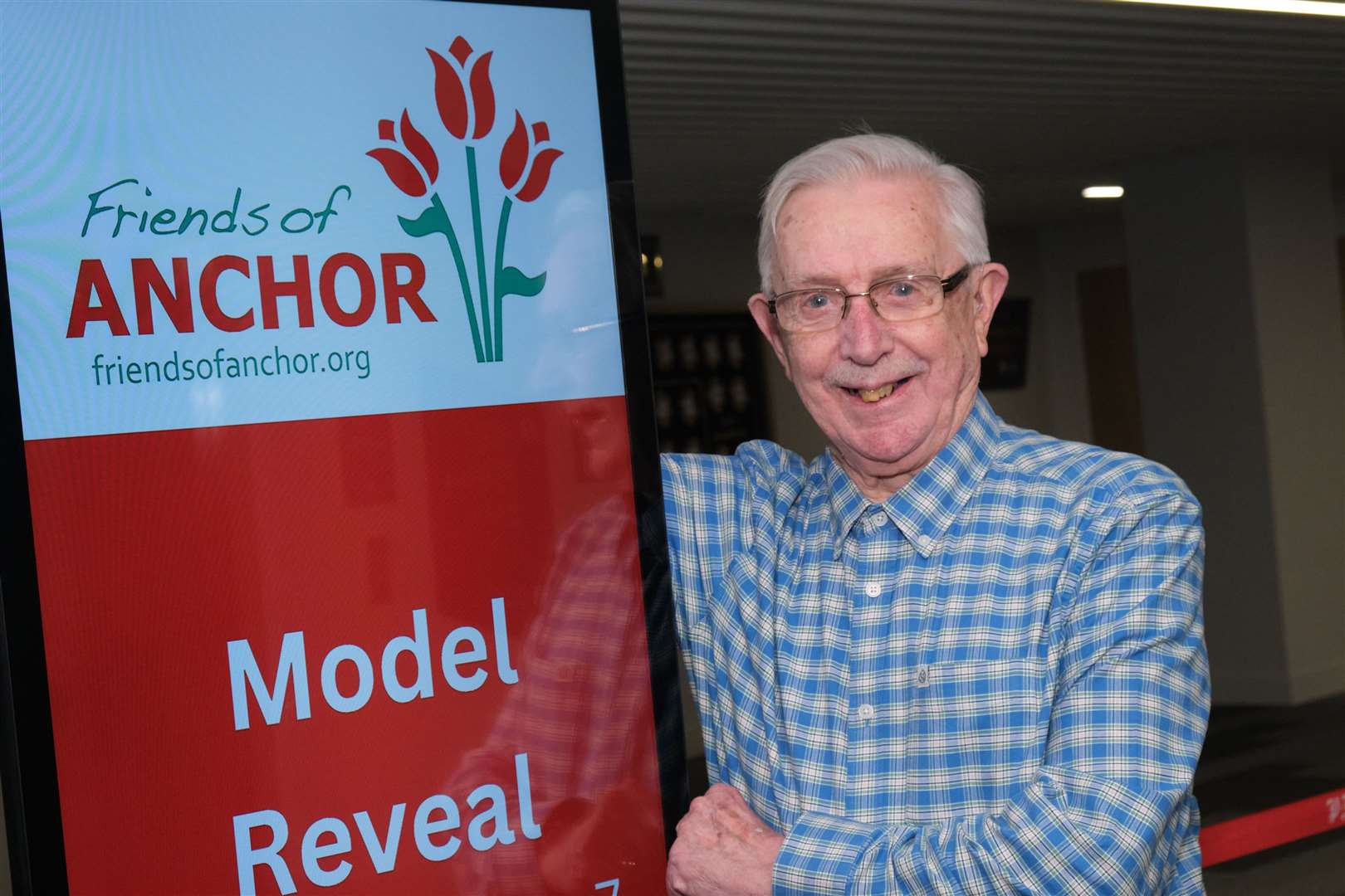 Alasrair Henderson will become the oldest model to take to the catwalk. Picture: Colin Rennie/Friends of Anchor