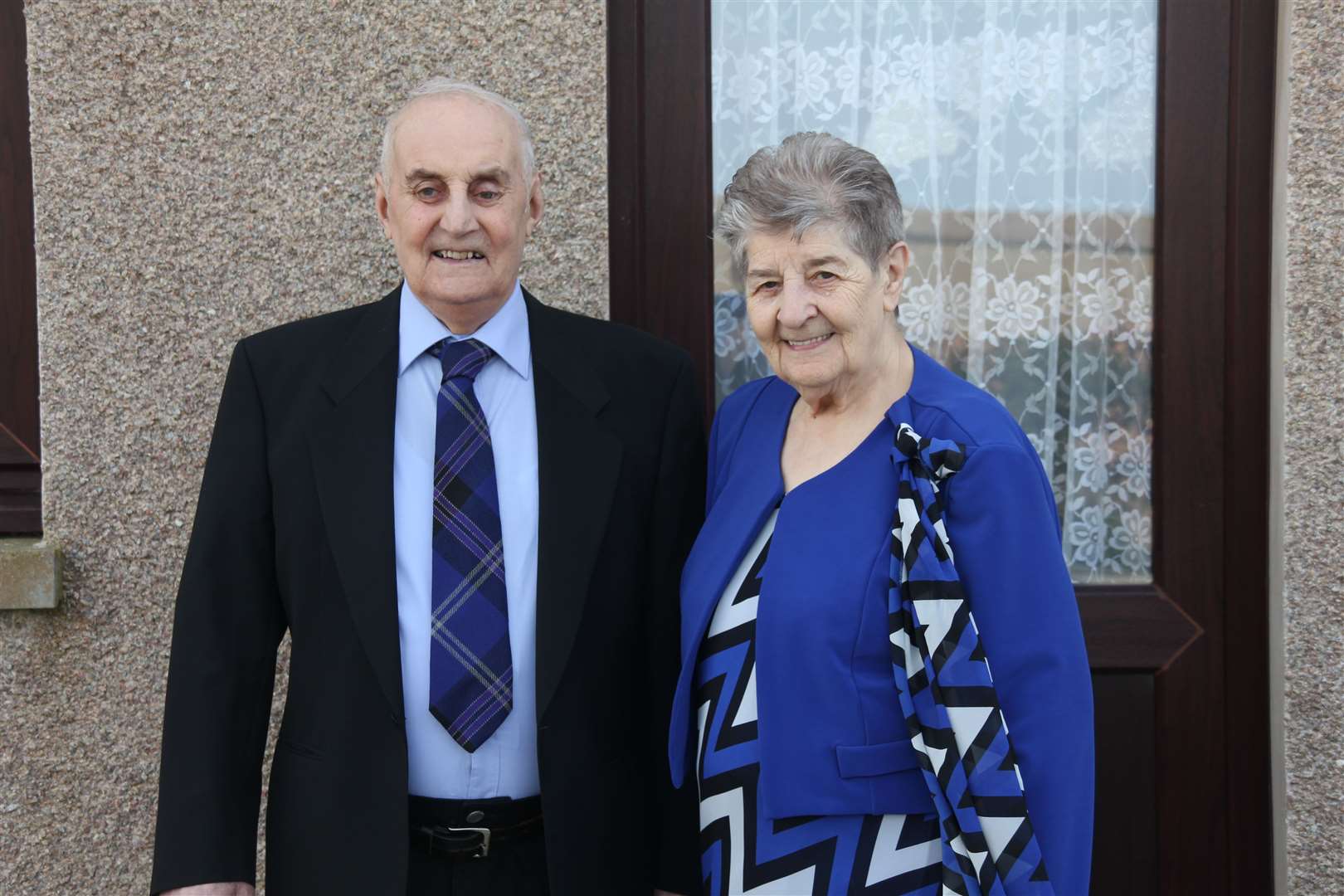 Celebrating 65 years together are Harry and Margaret Finnie. Picture: Kirsty Brown