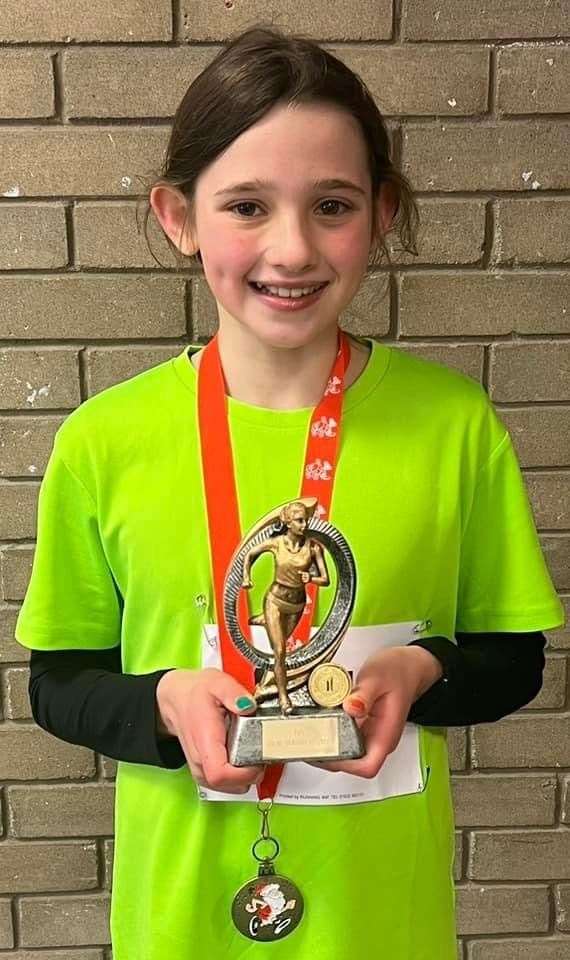 Hayleigh Reid from New Deer has taken a clutch of medals across several distances.
