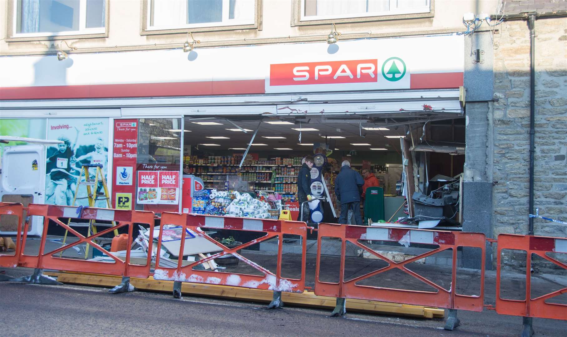 Spar incident in Keith...Picture: Becky Saunderson. Image No.043031.