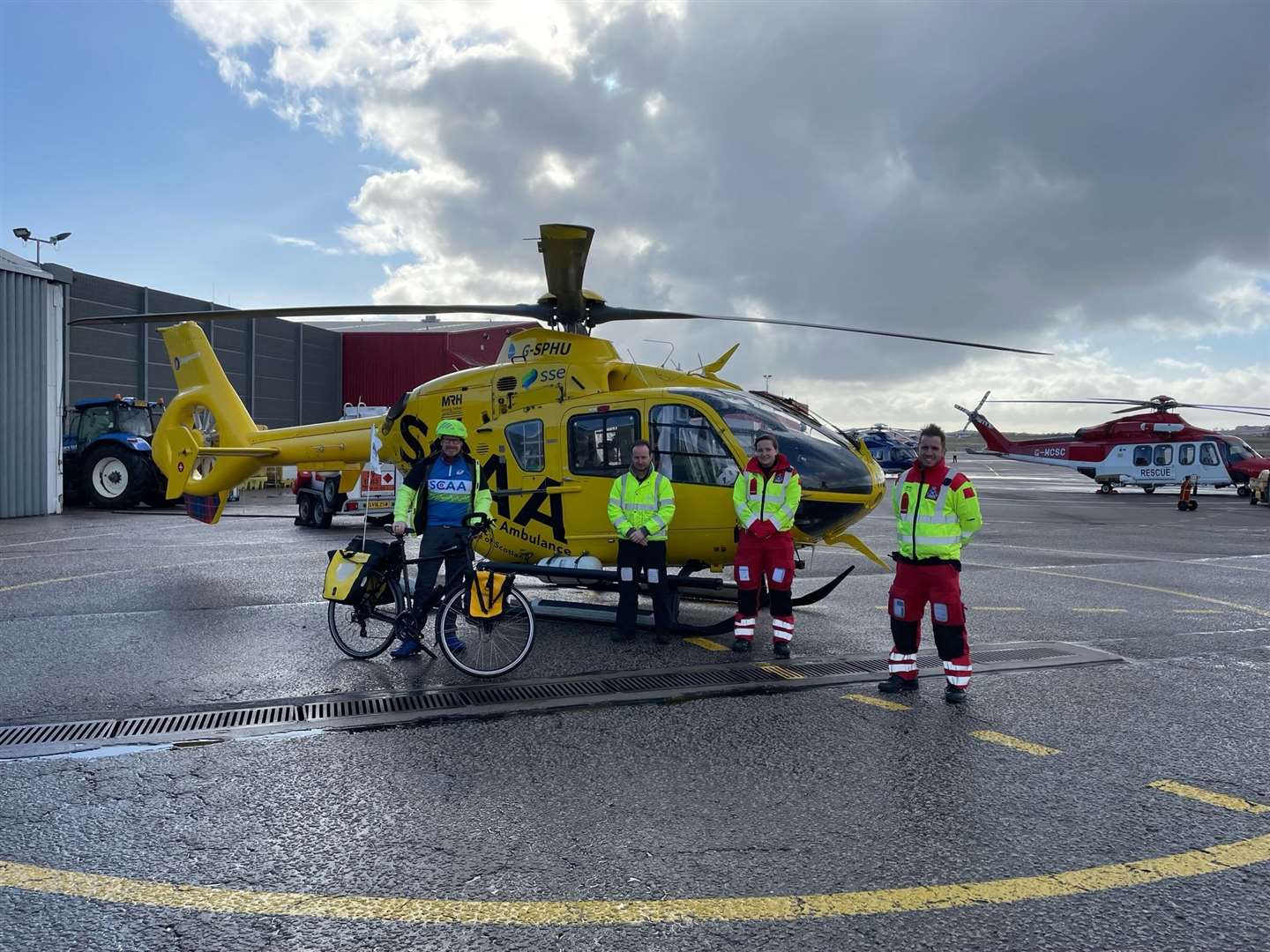 Barry Watt is to cycle from Land's End to John O' Groats to raise money for Scotland's charity air ambulance.