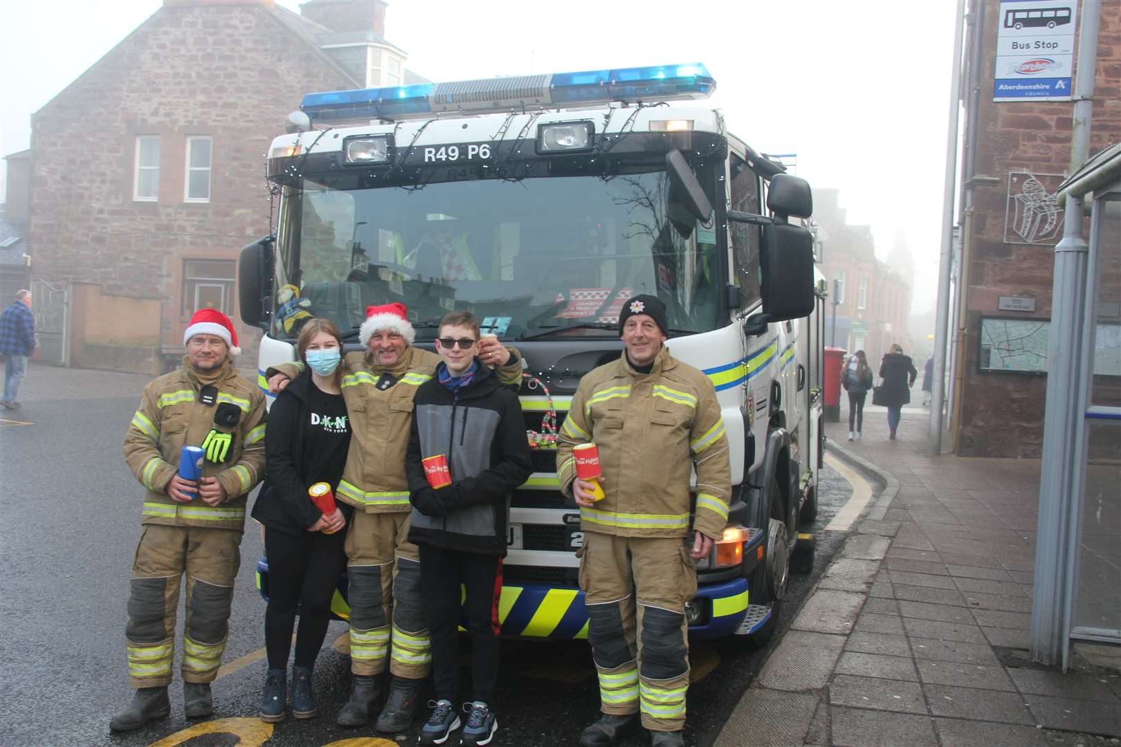 The fire engine finished its week long tour of the town on High Street. Picture: Kirsty Brown