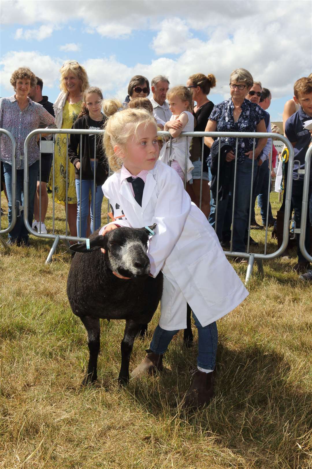 Age 10 and under young handler champion Erin Irvine. Picture: David Porter