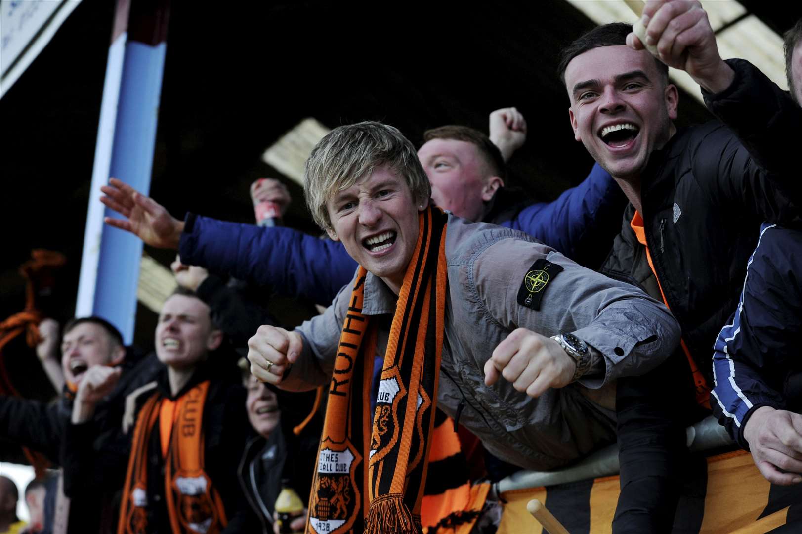 Concerns have been raised that Rothes fans will travel to Keith to cheer on their team's efforts to win the Highland League Cup for the first time. Photo: Eric Cormack.