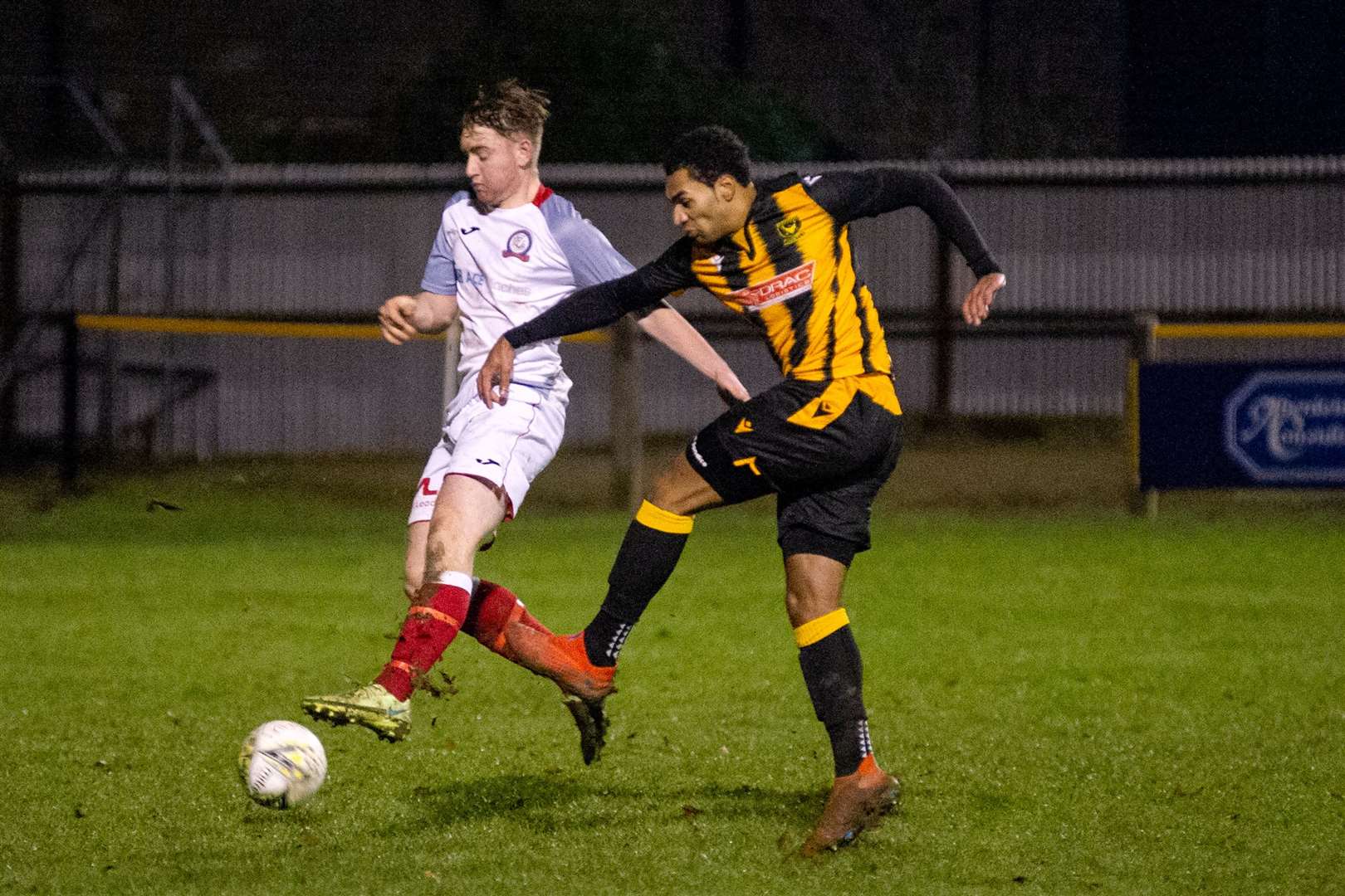 Off the bench and on the scoresheet - Huntly new boy Robbie Foster. Picture: Daniel Forsyth..