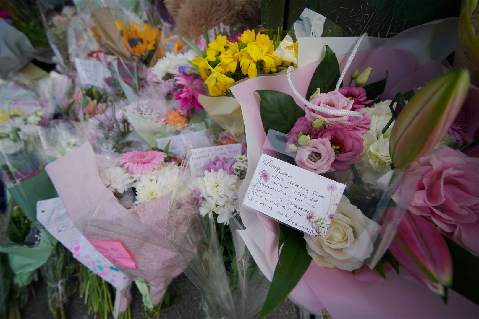 Floral tributes in memory of Olivia Pratt-Korbel (Peter Byrne/PA)