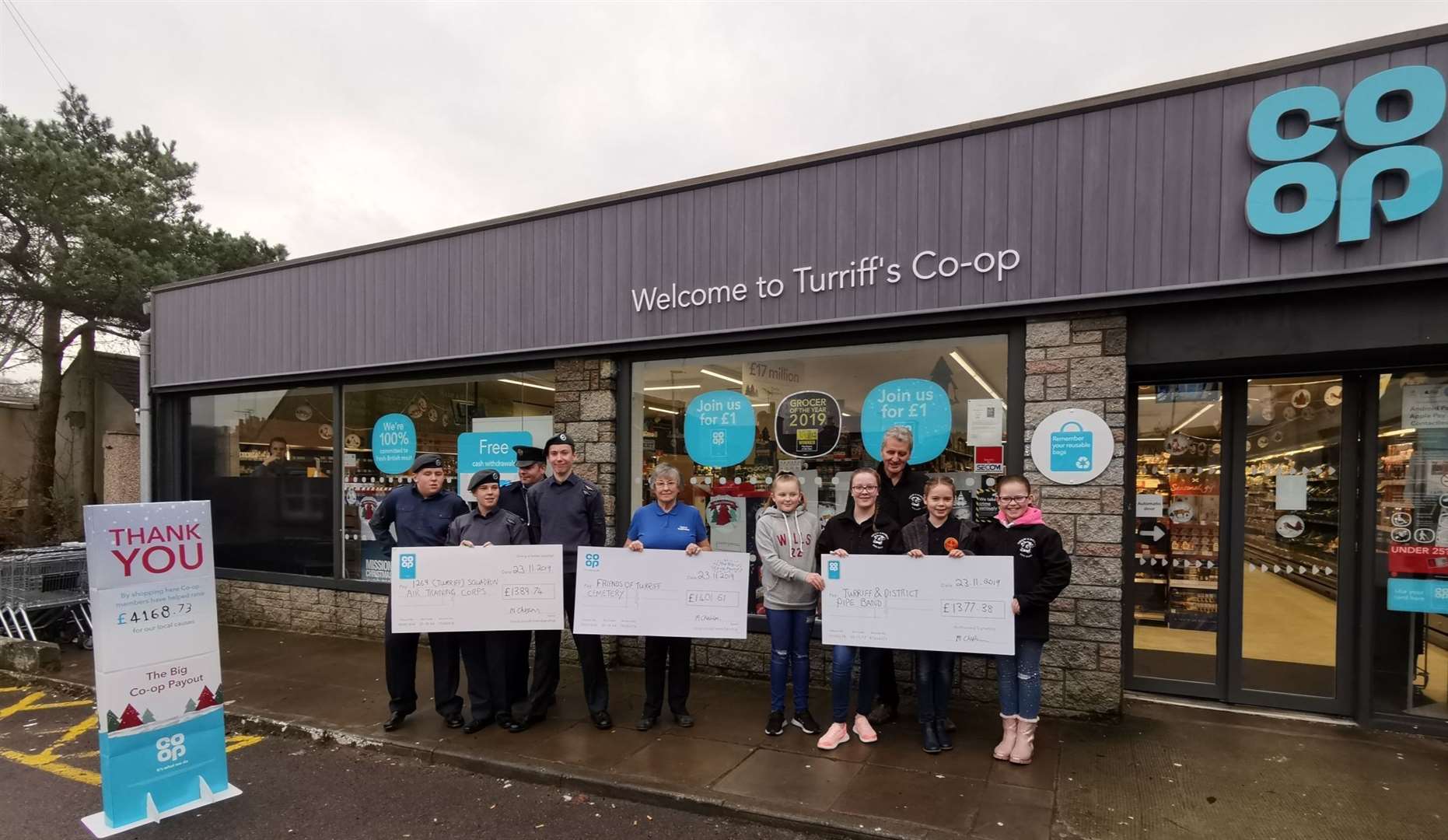 Recipients of the Turriff Co-op Community Fund were so delighted to get support from the community.