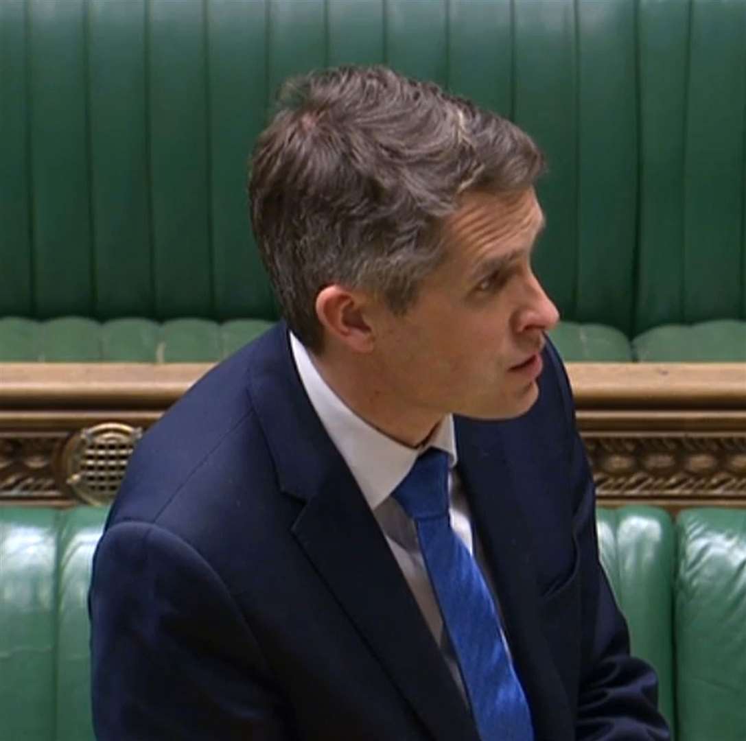 Education Secretary Gavin Williamson has said a national supermarket voucher scheme will be open from next week (House of Commons/PA)