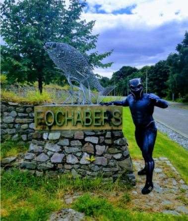 The Black Panther in Fochabers.