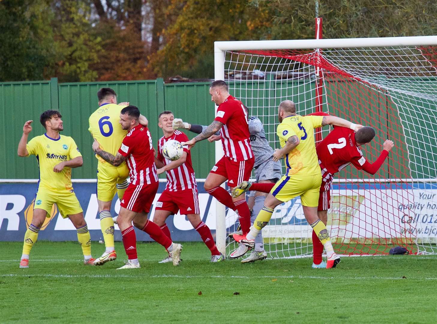 Buckie put Formartine under pressure during Saturday’s 2-1 Highland League win at North Lodge Park. Picture: Phil Harman