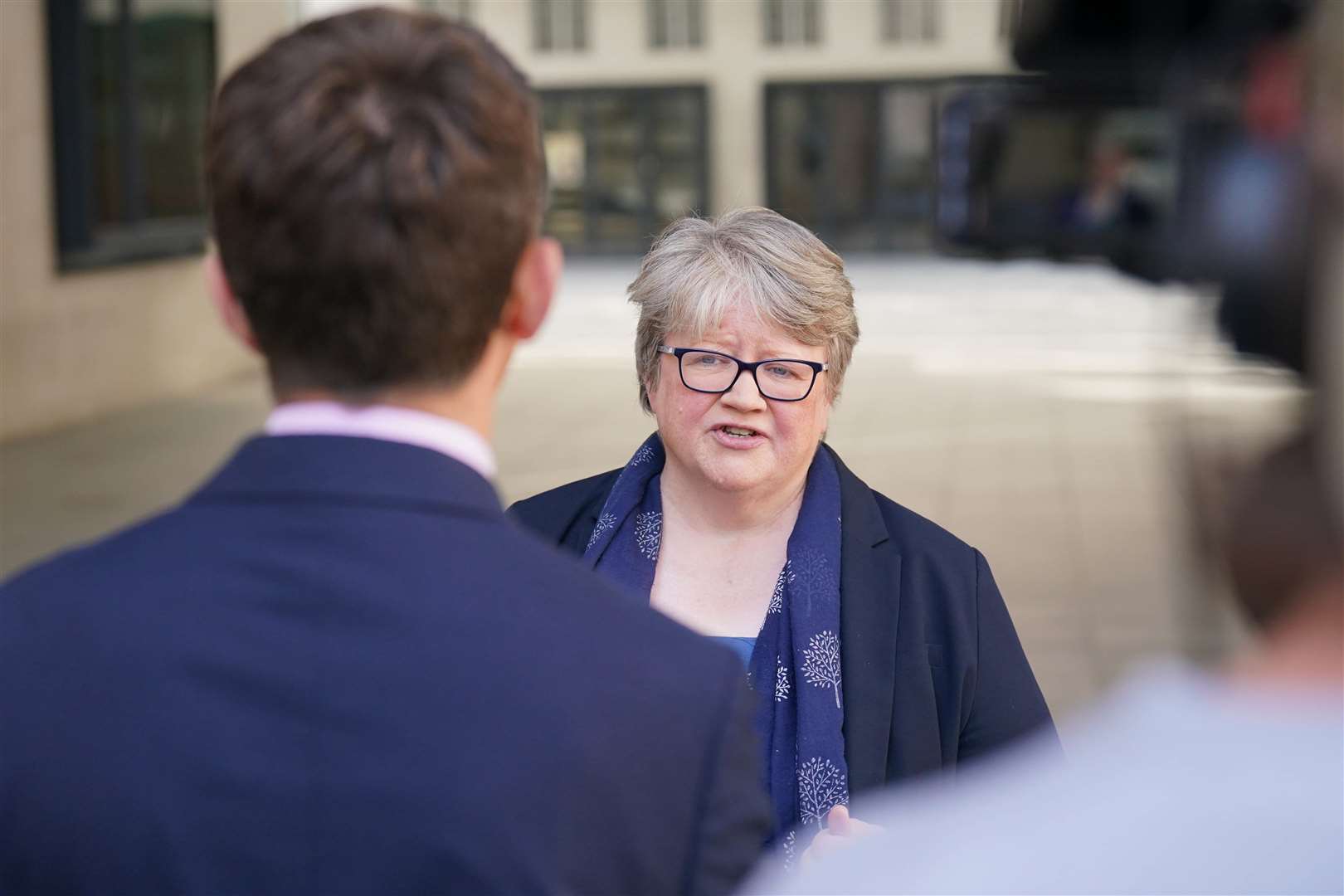 Environment Secretary Therese Coffey appeared to defend the number of foreign students arriving in the UK (Jonathan Brady/PA)