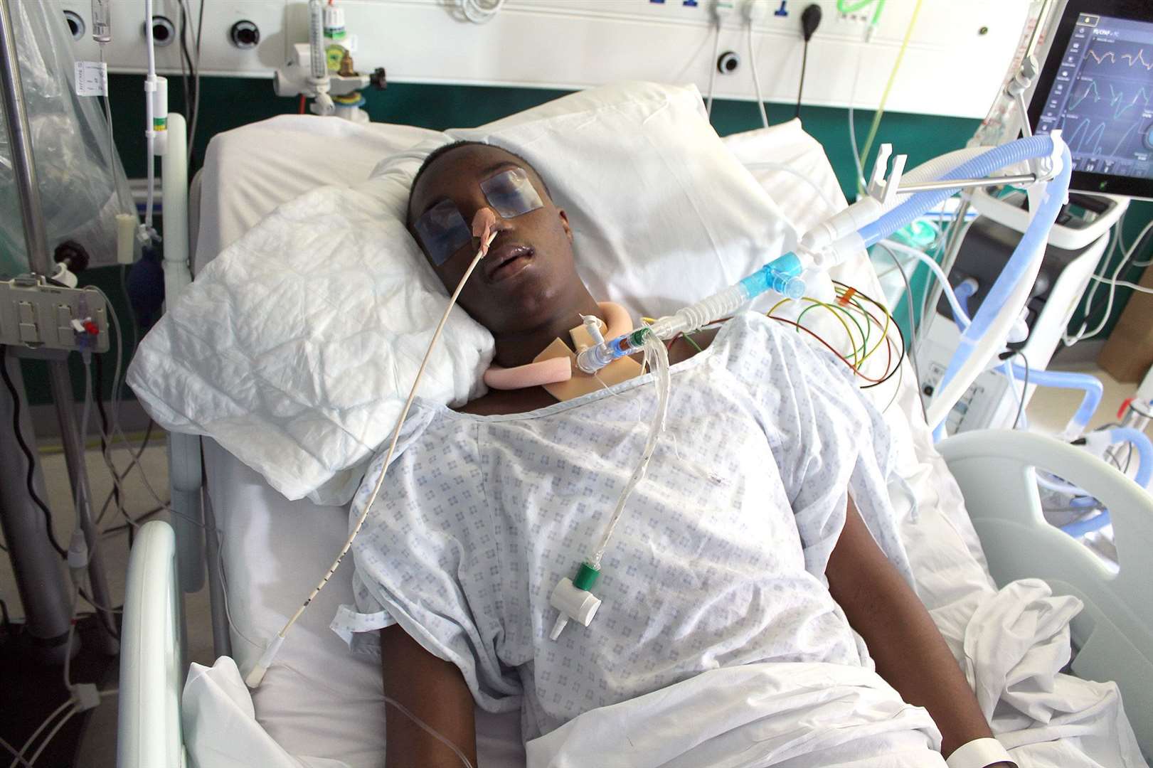 Jamel’s parents released a picture of him after the stabbing in a bid to bring his attackers to justice (Family handout/Metropolitan Police/PA)