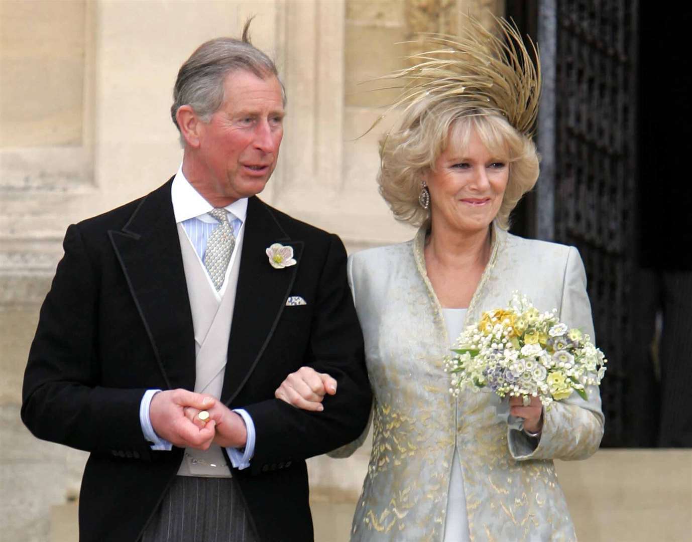 Charles and Camilla on their wedding day. Reuters
