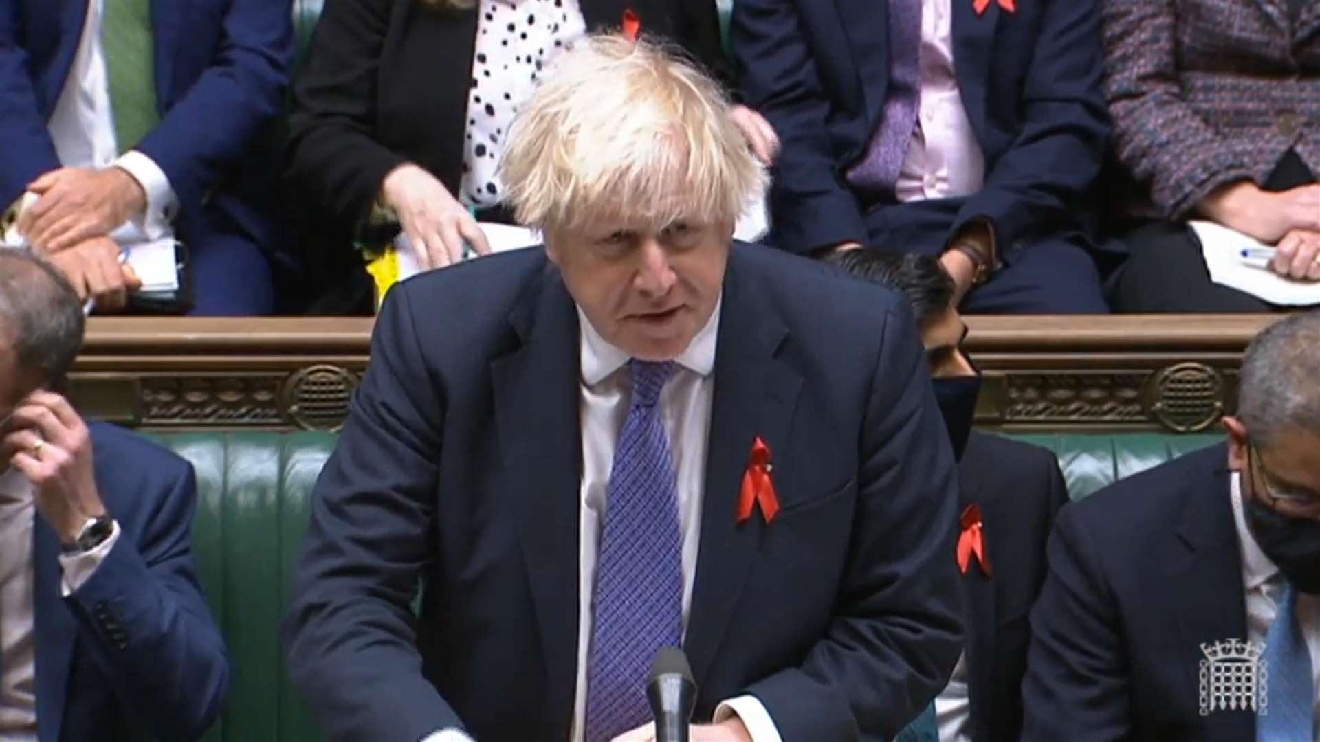 Addressing the claims in the Daily Mirror, Boris Johnson said Ian Blackford was ‘talking total nonsense’ (House of Commons/PA)