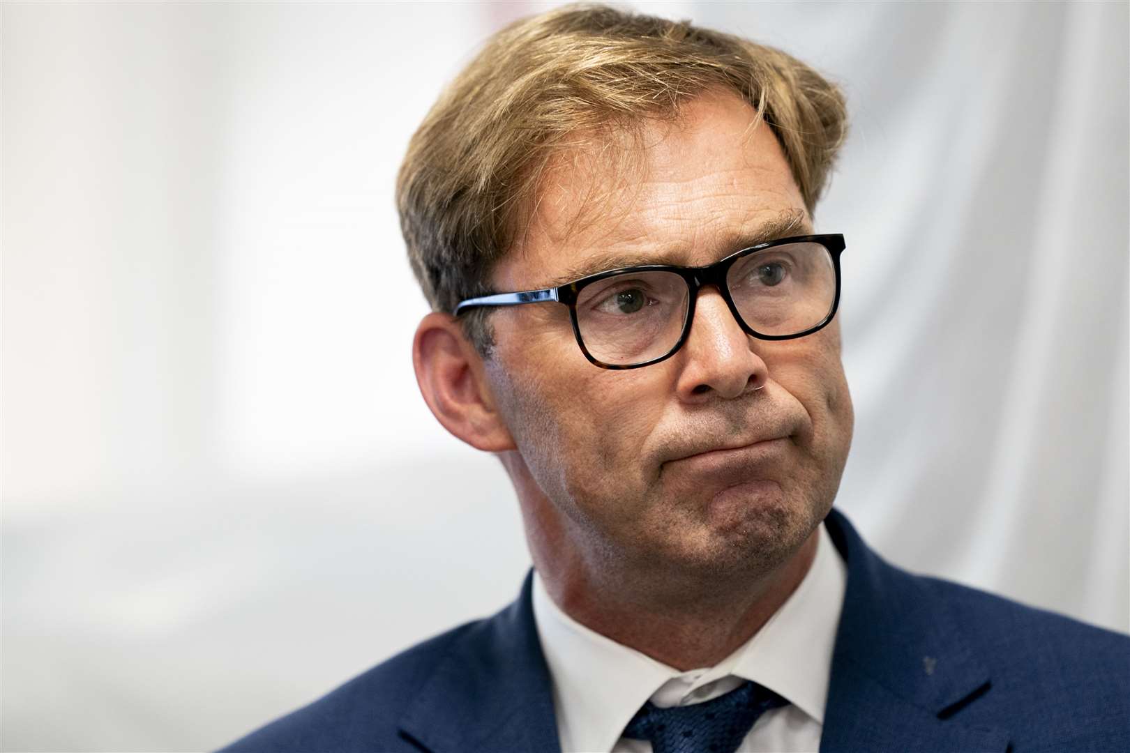 Tobias Ellwood has described the disappearance of the signs as an ‘act of antisemitic vandalism’ (Jordan Pettitt/PA)