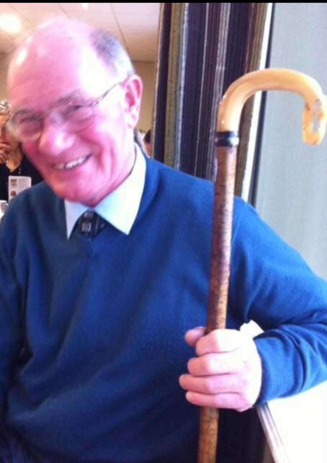 Can you help find Sandy's missing walking stick?