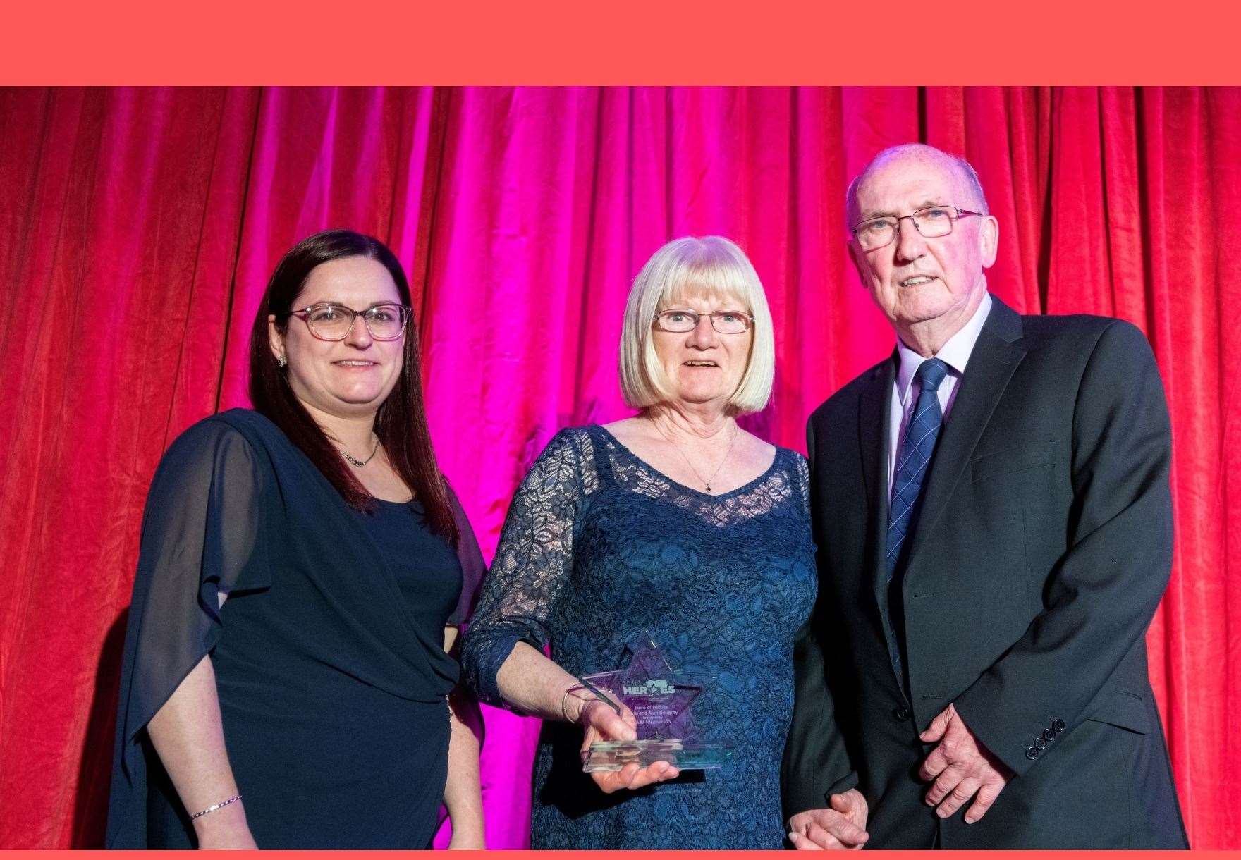 Anne and Alan Doughty received the hero of heroes award in 2023. Picture: Beth Taylor