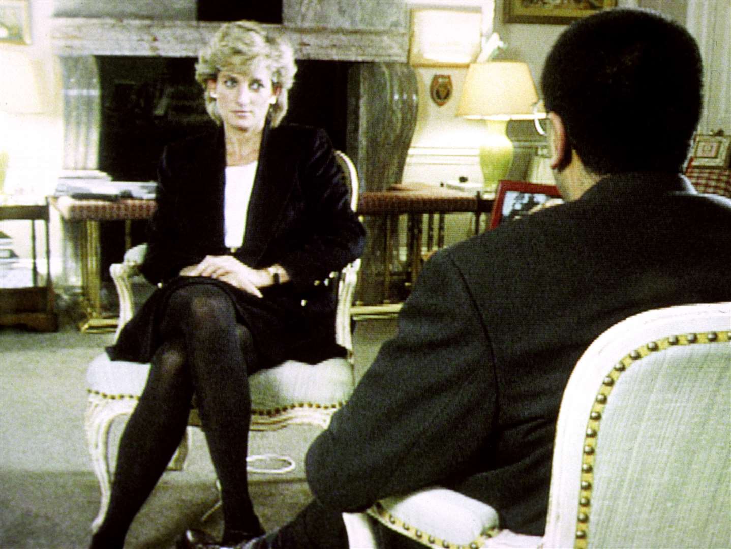 Diana during her interview with Martin Bashir (BBC)