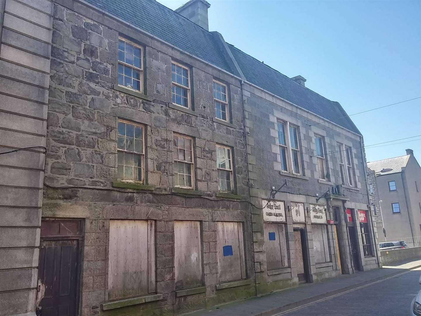 Derelict property in Fraserburgh will be reinstated as part of several town centre regeneration projects.