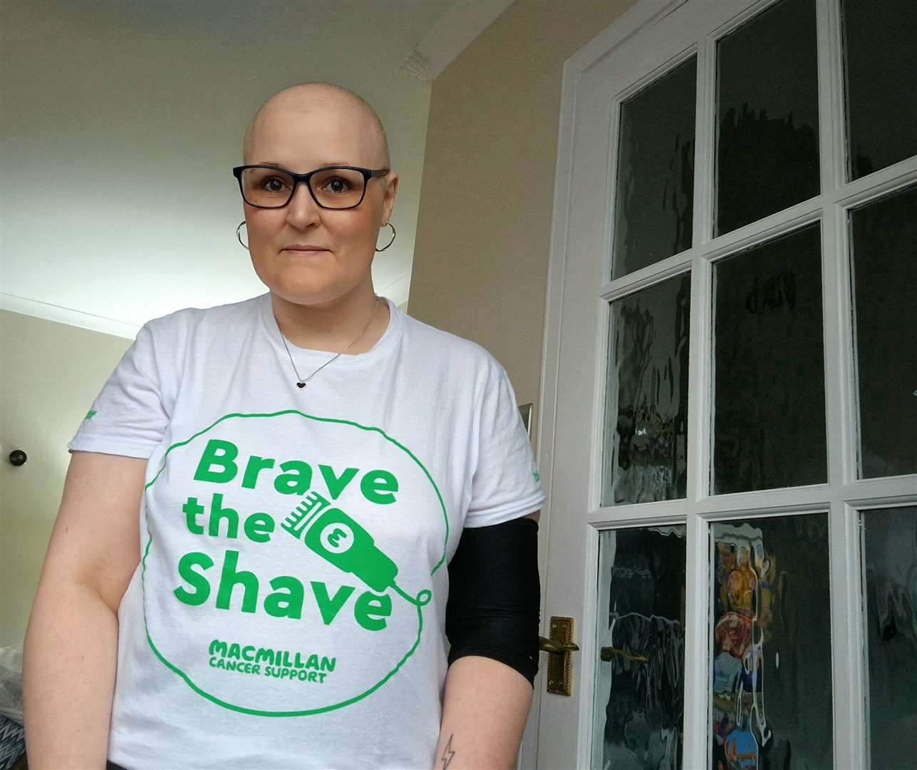 Kimberley Forsyth has shaved off her hair while undergoing chemo. She says: "It can get gone, I'm too busy living."