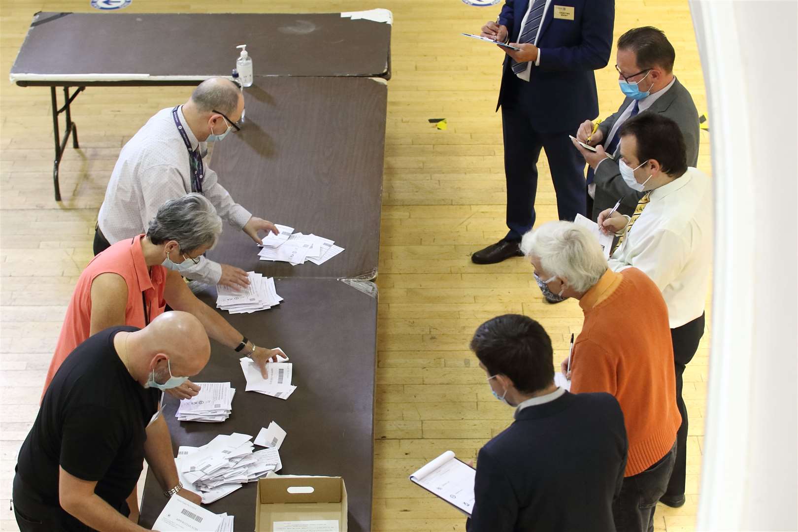 The count took place at Inverurie Town Hall