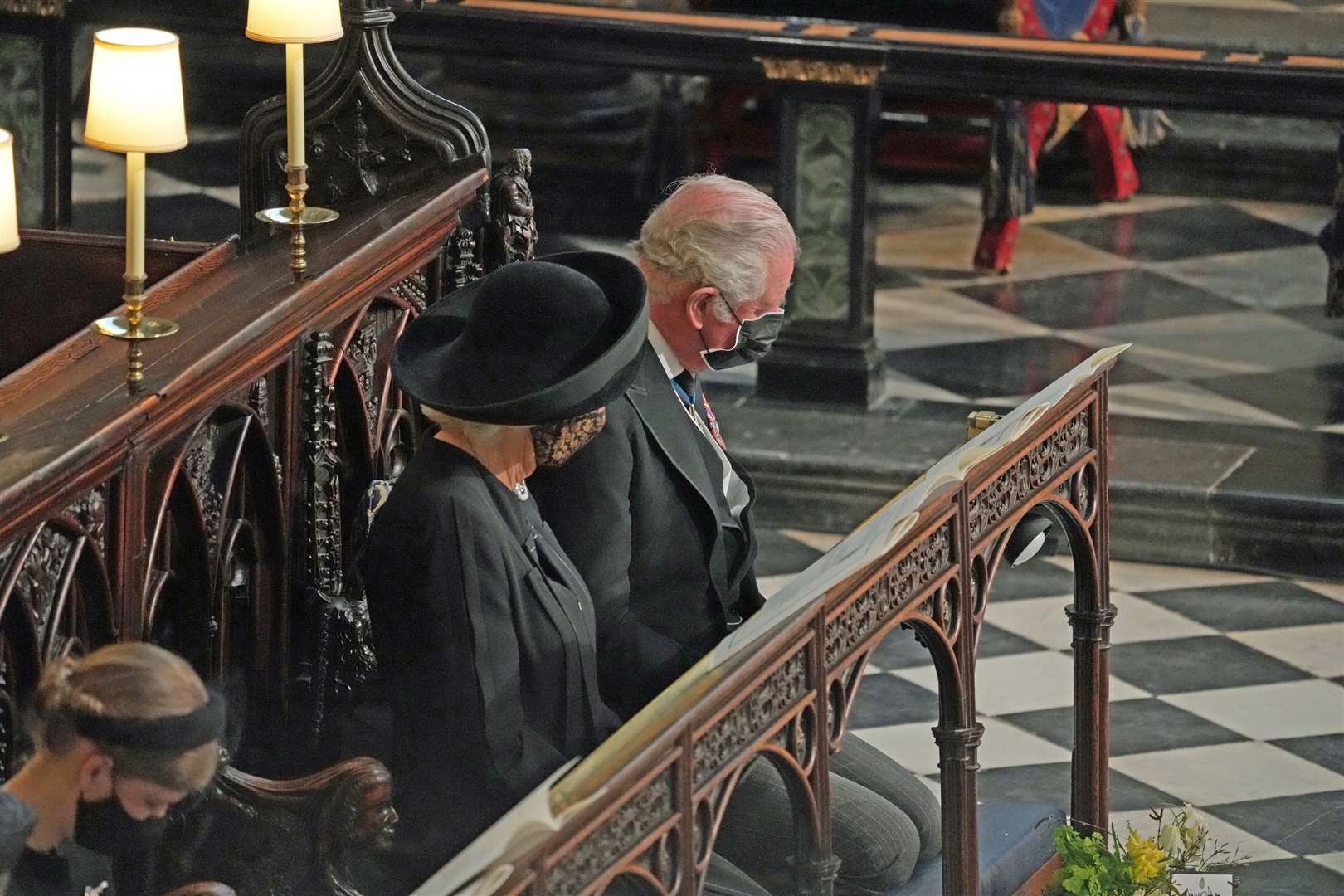 The Duchess of Cornwall and the Prince of Wales (Yui Mok/PA)