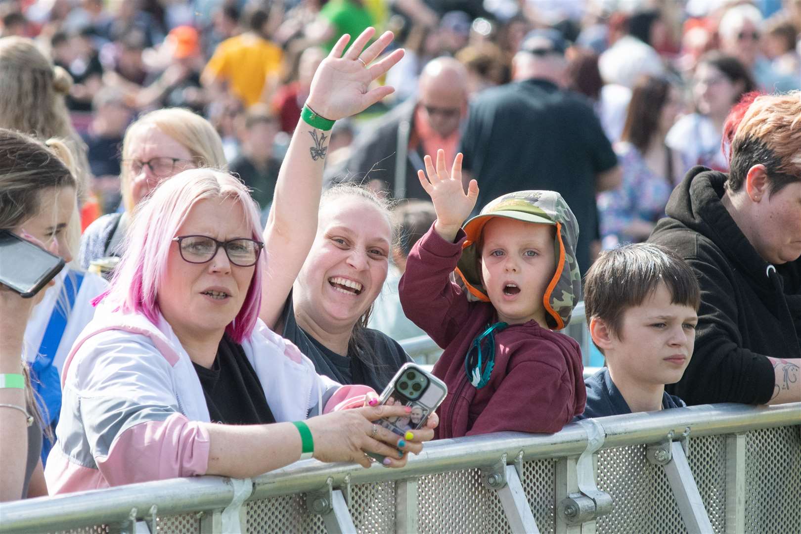 Crowds enjoyed the first running of the MacMoray Festival held at Cooper Park, Elgin on Saturday 16th April 2022. Picture: Daniel Forsyth