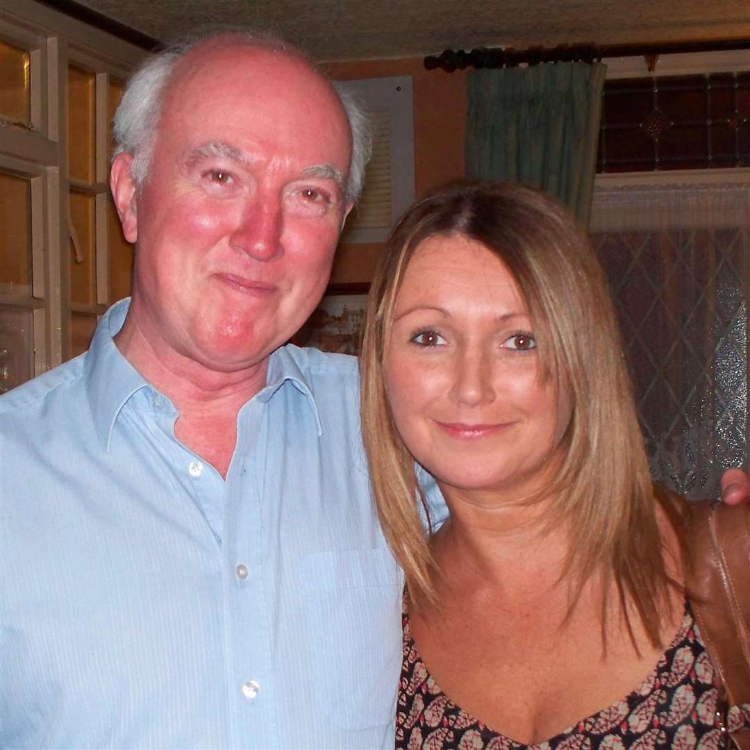 Claudia Lawrence with her father Peter (North Yorkshire Police/PA)