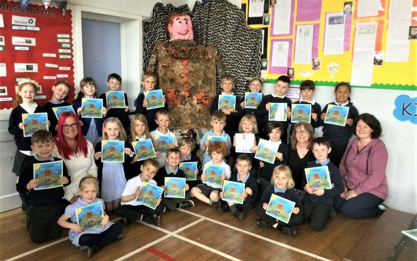 Jane Veitch and P1,2,3 at Monymusk Primary are finalists in the Cultural Awards category.