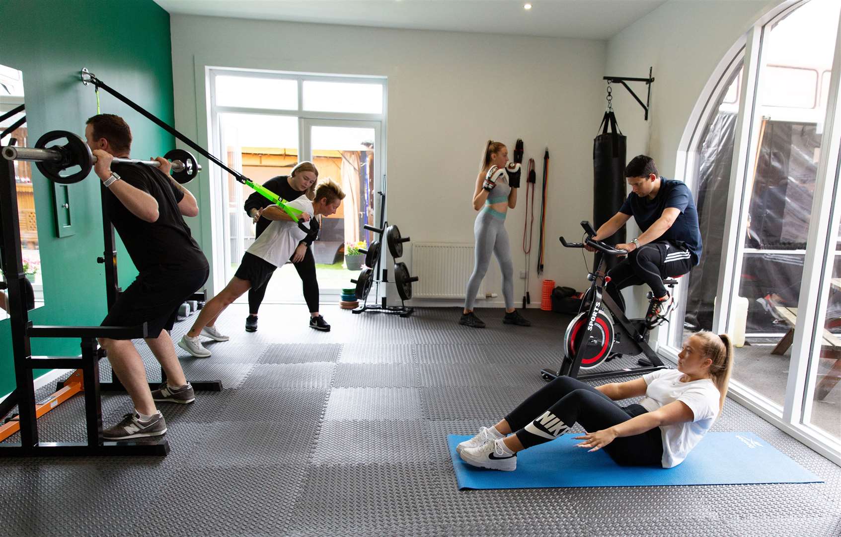 Platform 1 Hair and Beauty Spa has collaborated with Body and Breathe to provide a fully equipped fitness suite.