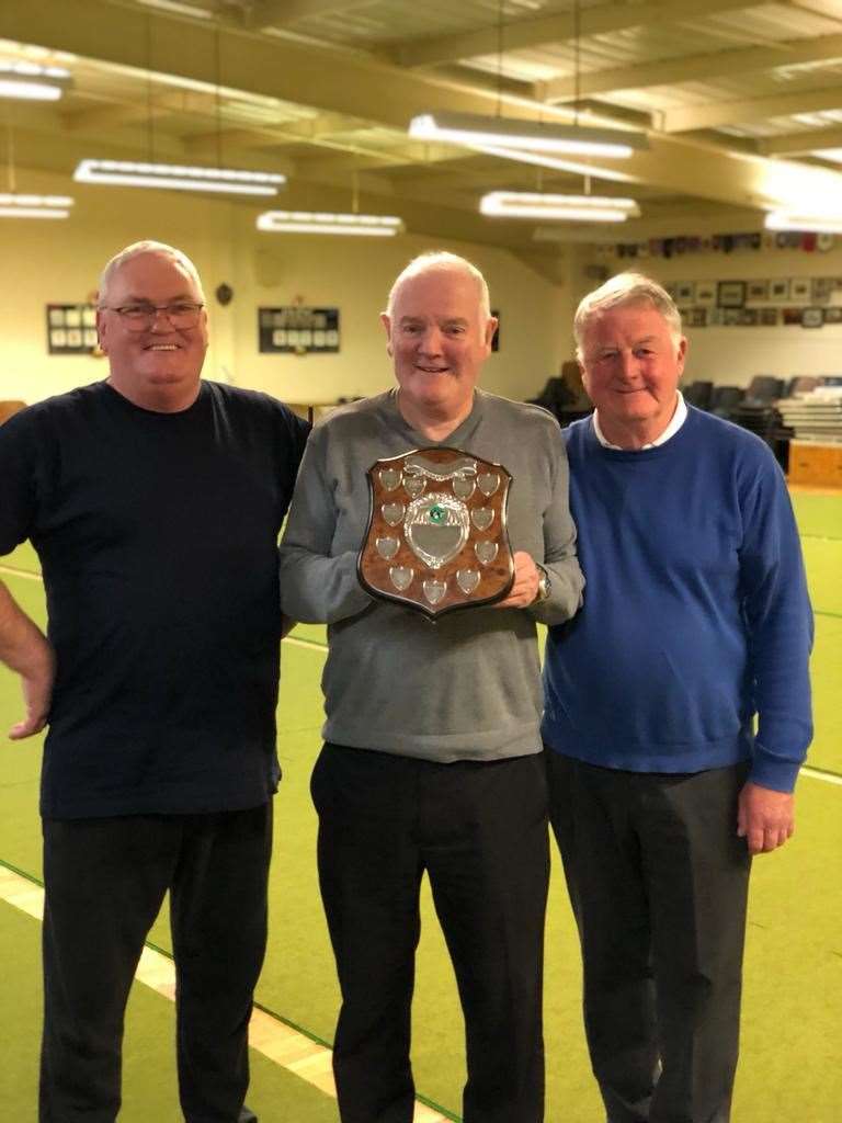 Duncan Smith, Alex George and Dennis Ritchie won the Indoor Triples.